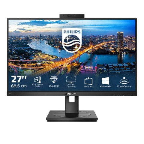 Philips B Line 275B1H/00 monitor komputerowy 68,6 cm (27") 2560 x 1440 px 2K Ultra HD LED Czarny Philips B Line 275B1H/00 monitor komputerowy 68,6 cm (27") 2560 x 1440 px 2K Ultra HD LED Czarny