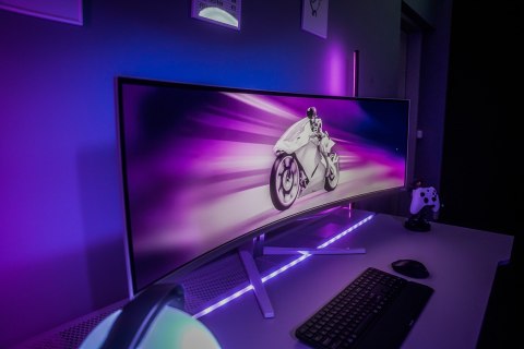 Philips Evnia 8000 49M2C8900/00 monitor komputerowy 124,2 cm (48.9") 5120 x 1440 px Dual QHD QDOLED Biały Philips Evnia 8000 49M2C8900/00 monitor komputerowy 124,2 cm (48.9") 5120 x 1440 px Dual QHD QDOLED Biały