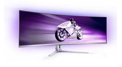 Philips Evnia 8000 49M2C8900/00 monitor komputerowy 124,2 cm (48.9") 5120 x 1440 px Dual QHD QDOLED Biały Philips Evnia 8000 49M2C8900/00 monitor komputerowy 124,2 cm (48.9") 5120 x 1440 px Dual QHD QDOLED Biały