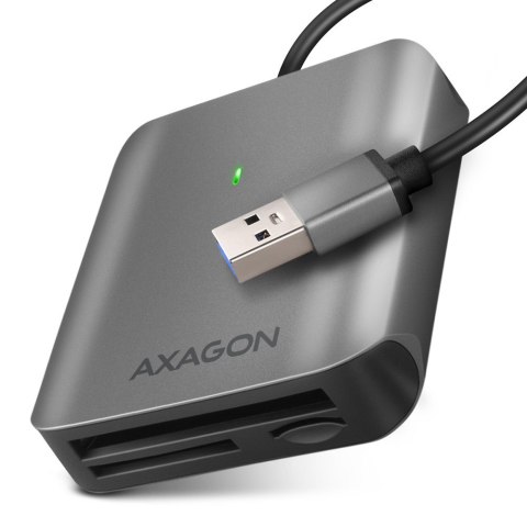 Axagon CRE-S3 External card reader USB-A 3.2 Gen 1 3-slot & lun SD/microSD/CF czytnik kart USB 3.2 Gen 1 (3.1 Gen 1) Type-A Szar Axagon CRE-S3 External card reader USB-A 3.2 Gen 1 3-slot & lun SD/microSD/CF czytnik kart USB 3.2 Gen 1 (3.1 Gen 1) Type-A Szar