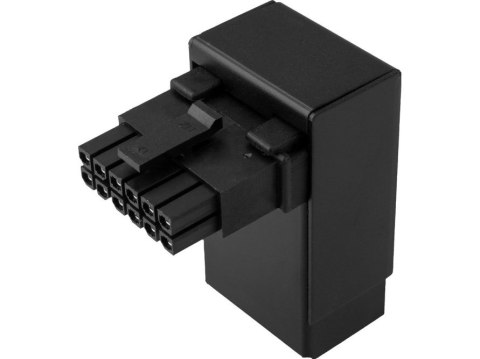 Adapter Kolink Kolink Core Pro 12V-2x6 90 stopni - Typ 2, Juodas Adapter Kolink Kolink Core Pro 12V-2x6 90 stopni - Typ 2, Juodas