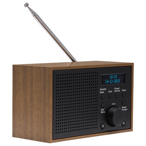 Denver DAB-46DARK GREY radio Internet Analogowe i cyfrowe Czarny, Brązowy Denver DAB-46DARK GREY radio Internet Analogowe i cyfrowe Czarny, Brązowy