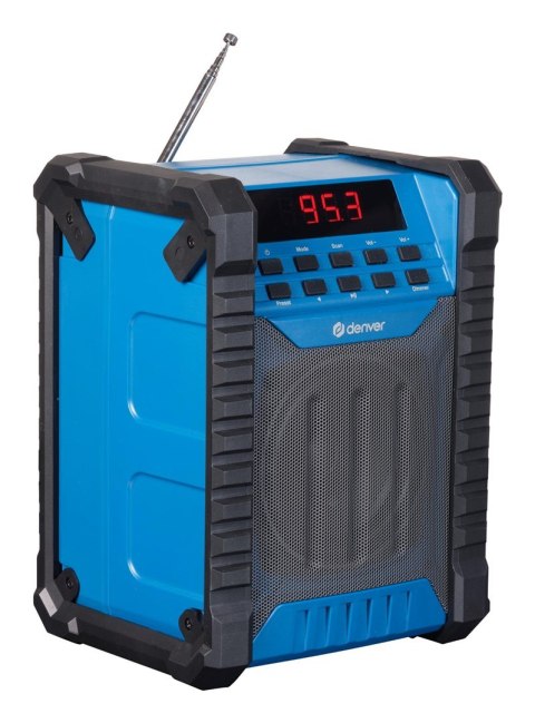 Denver WRB-60 nadajnik FM Bluetooth Niebieski, Szary Denver WRB-60 nadajnik FM Bluetooth Niebieski, Szary