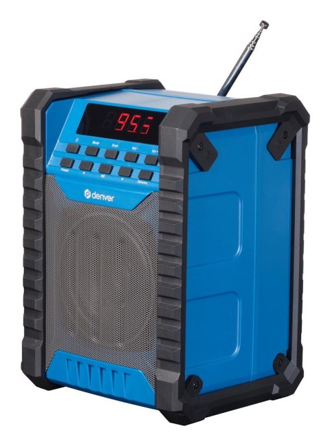 Denver WRB-60 nadajnik FM Bluetooth Niebieski, Szary Denver WRB-60 nadajnik FM Bluetooth Niebieski, Szary