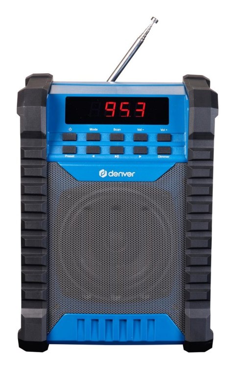 Denver WRB-60 nadajnik FM Bluetooth Niebieski, Szary Denver WRB-60 nadajnik FM Bluetooth Niebieski, Szary
