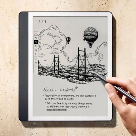 Ebook New Kindle Scribe - 2024 release 10.2" glare-free 32GB Wi-Fi (Without Lockscreen Ads) with Premium Pen Tungsten Ebook New Kindle Scribe - 2024 release 10.2" glare-free 32GB Wi-Fi (Without Lockscreen Ads) with Premium Pen Tungsten