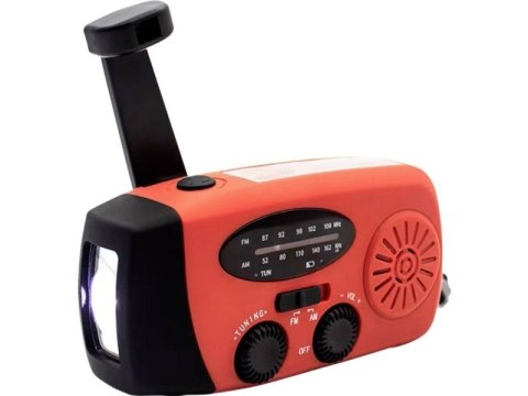 Radio solarne Denver SCR-2005 z lampką i funkcją SOS Radio solarne Denver SCR-2005 z lampką i funkcją SOS
