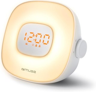 Radiobudzik Muse Light ML-198 CR, Biały