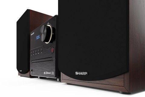 Sharp XL-B517D System micro domowego audio 45 W Brązowy Sharp XL-B517D System micro domowego audio 45 W Brązowy