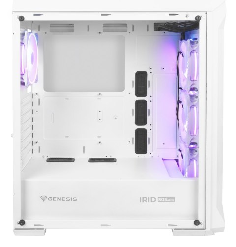 GENESIS OBUDOWA IRID 505 ARGB BIAŁA MIDI TOWER NPC-1872