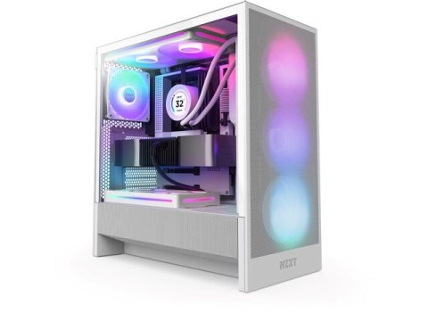 NZXT H5 Flow RGB Midi Tower Biały NZXT H5 Flow RGB Midi Tower Biały