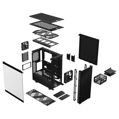 Fractal Design Define 7 Compact Midi Tower Czarny Fractal Design Define 7 Compact Midi Tower Czarny