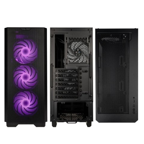 Kolink Unity Solar ARGB Mesh Midi Tower Czarny Kolink Unity Solar ARGB Mesh Midi Tower Czarny