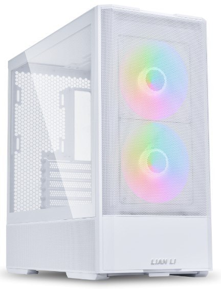 Obudowa PC Lian Li LANCOOL 207, Midi-Tower, ATX, Szkło Hartowane - biała