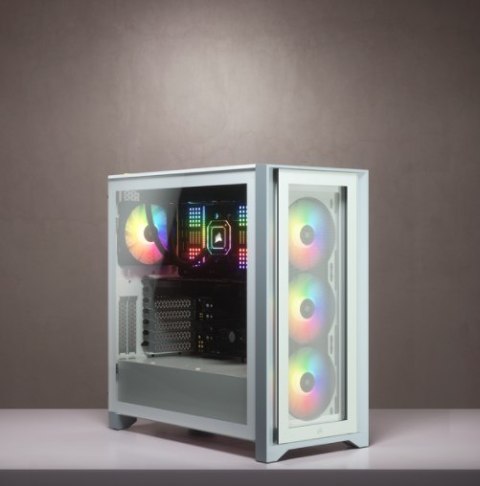 Corsair iCUE 4000X RGB Midi Tower Biały Corsair iCUE 4000X RGB Midi Tower Biały
