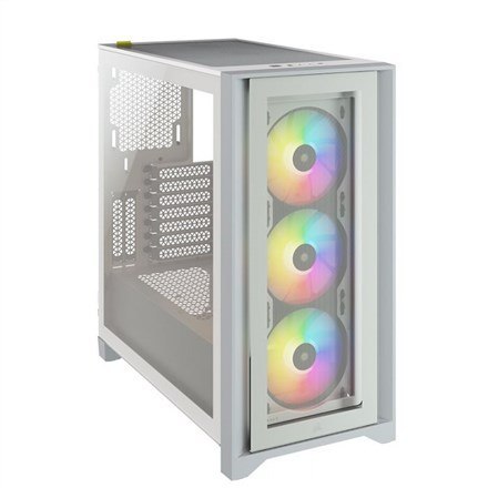Corsair iCUE 4000X RGB Midi Tower Biały Corsair iCUE 4000X RGB Midi Tower Biały