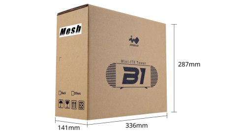 Obudowa InWin B1 MESH, zasilacz 200W GOLD w zestawie, Mini ITX Obudowa InWin B1 MESH, zasilacz 200W GOLD w zestawie, Mini ITX
