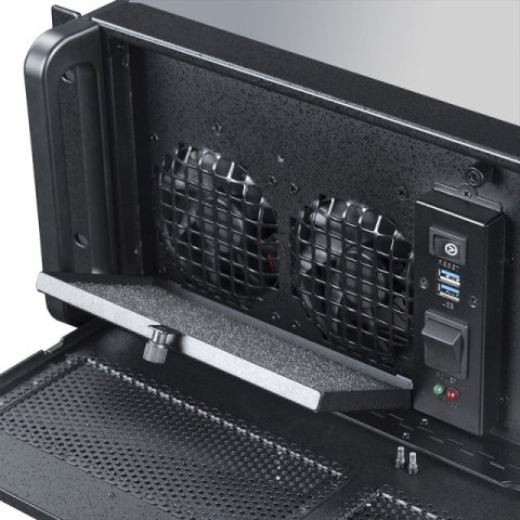 Chieftec UNC-410S-B-U3 Stojak Czarny Chieftec UNC-410S-B-U3 Stojak Czarny