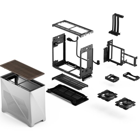Fractal Design Era 2 Mini Tower Srebrny Fractal Design Era 2 Mini Tower Srebrny