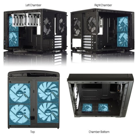 Fractal Design NODE 804 Sześcian Czarny Fractal Design NODE 804 Sześcian Czarny