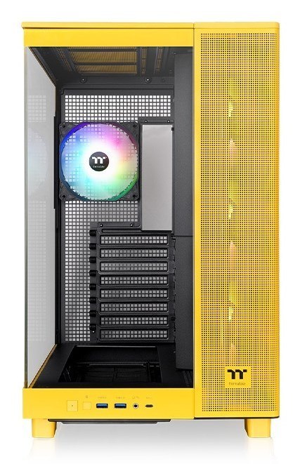 Thermaltake View 380 XL TG ARGB Midi Tower Żółty