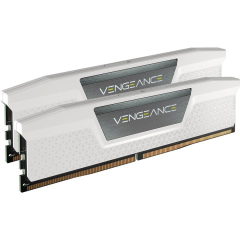 Corsair Vengeance CMK32GX5M2B5200C40W moduł pamięci 32 GB 2 x 16 GB DDR5 5200 MHz Korekcja ECC Corsair Vengeance CMK32GX5M2B5200C40W moduł pamięci 32 GB 2 x 16 GB DDR5 5200 MHz Korekcja ECC