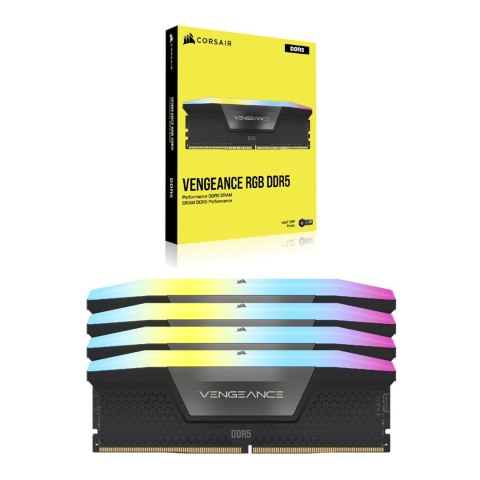 Corsair Vengeance RGB CMH192GX5M4B5200C38 moduł pamięci 192 GB 4 x 48 GB DDR5 5200 MHz Corsair Vengeance RGB CMH192GX5M4B5200C38 moduł pamięci 192 GB 4 x 48 GB DDR5 5200 MHz