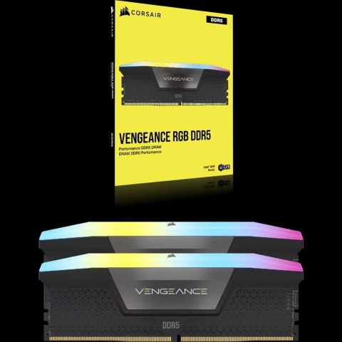 Corsair Vengeance RGB CMH32GX5M2B6400C36 moduł pamięci 32 GB 2 x 16 GB DDR5 6400 MHz Corsair Vengeance RGB CMH32GX5M2B6400C36 moduł pamięci 32 GB 2 x 16 GB DDR5 6400 MHz
