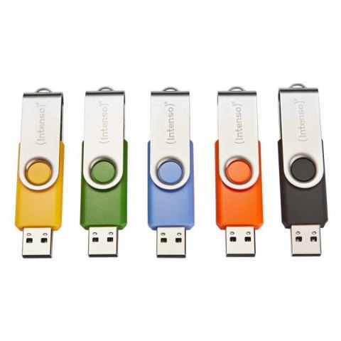 Intenso Basic Line pamięć USB 8 GB USB Typu-A 2.0 Czarny, Niebieski, Zielony, Pomarańczowy, Żółty Intenso Basic Line pamięć USB 8 GB USB Typu-A 2.0 Czarny, Niebieski, Zielony, Pomarańczowy, Żółty