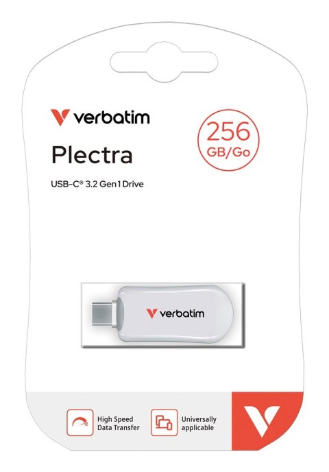 Verbatim 30230 pamięć USB 256 GB USB Type-C 3.2 Gen 1 (3.1 Gen 1) Biały Verbatim 30230 pamięć USB 256 GB USB Type-C 3.2 Gen 1 (3.1 Gen 1) Biały