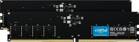 Zestaw Crucial DDR5-5600 64 GB (2x 32 GB) Zestaw Crucial DDR5-5600 64 GB (2x 32 GB)