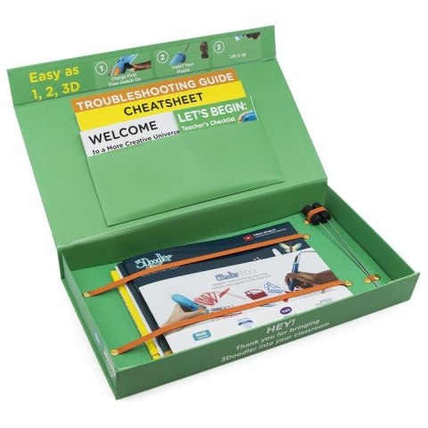 3Doodler Start EDU Plastik Niebieski, Cyjan, Zielony, Szary, Pomarańczowy, Czerwony, Biały, Żółty 3Doodler Start EDU Plastik Niebieski, Cyjan, Zielony, Szary, Pomarańczowy, Czerwony, Biały, Żółty