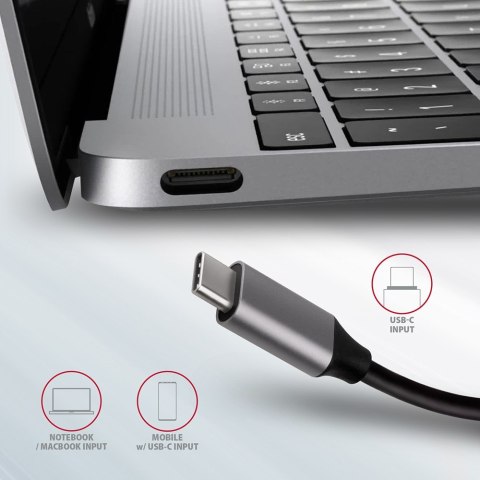 AXAGON HMC-6M2 Wieloportowy hub USB-C AXAGON HMC-6M2 Wieloportowy hub USB-C