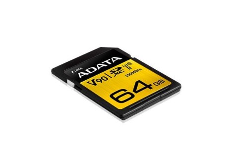 ADATA Premier ONE 64 GB SDXC UHS-II Klasa 10 ADATA Premier ONE 64 GB SDXC UHS-II Klasa 10