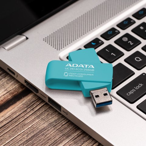 ADATA UC310 ECO pamięć USB 256 GB USB Typu-A 3.2 Gen 1 (3.1 Gen 1) Zielony ADATA UC310 ECO pamięć USB 256 GB USB Typu-A 3.2 Gen 1 (3.1 Gen 1) Zielony