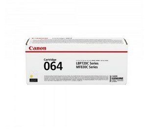 Canon 064 kaseta z tonerem 1 szt. Oryginalny Żółty Canon 064 kaseta z tonerem 1 szt. Oryginalny Żółty