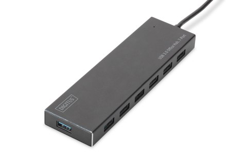 DIGITUS HUB USB 3.0/KONCENTRATOR 7XUSB 3.0 SUPERSPEED, AKTYWNY, ALUMINIUM DA-70241-1 DIGITUS HUB USB 3.0/KONCENTRATOR 7XUSB 3.0 SUPERSPEED, AKTYWNY, ALUMINIUM DA-70241-1