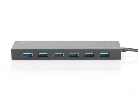 DIGITUS HUB USB 3.0/KONCENTRATOR 7XUSB 3.0 SUPERSPEED, AKTYWNY, ALUMINIUM DA-70241-1 DIGITUS HUB USB 3.0/KONCENTRATOR 7XUSB 3.0 SUPERSPEED, AKTYWNY, ALUMINIUM DA-70241-1