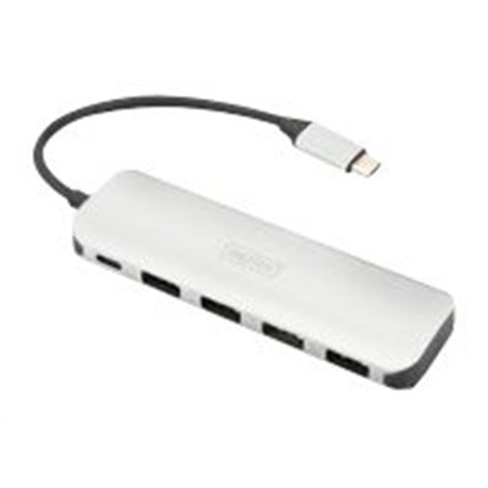 Digitus 4-portowy hub USB Type-C™ (USB 3.0) + PD Digitus 4-portowy hub USB Type-C™ (USB 3.0) + PD