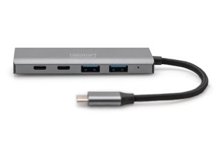 Digitus Koncentrator USB-C 4-portowy, 2 x USB A i 2 x USB-C