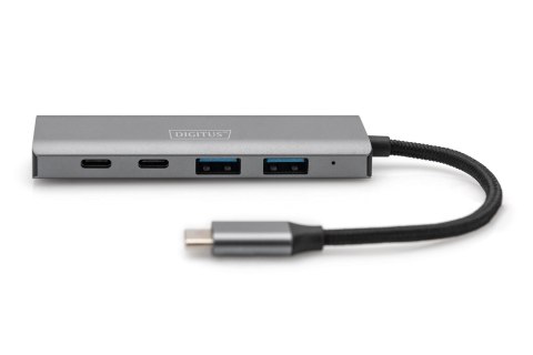 Digitus Koncentrator USB-C 4-portowy, 2 x USB A i 2 x USB-C Digitus Koncentrator USB-C 4-portowy, 2 x USB A i 2 x USB-C