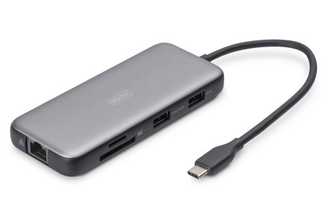 Digitus Stacja dokująca USB-C, 8-portowa Digitus Stacja dokująca USB-C, 8-portowa