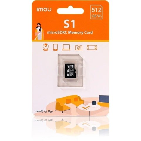 Karta pamięci microSD IMOU ST2-512-S1 512GB Karta pamięci microSD IMOU ST2-512-S1 512GB
