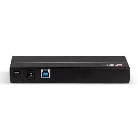 Lindy 43228 huby i koncentratory USB 3.2 Gen 1 (3.1 Gen 1) Type-A 5000 Mbit/s Czarny Lindy 43228 huby i koncentratory USB 3.2 Gen 1 (3.1 Gen 1) Type-A 5000 Mbit/s Czarny
