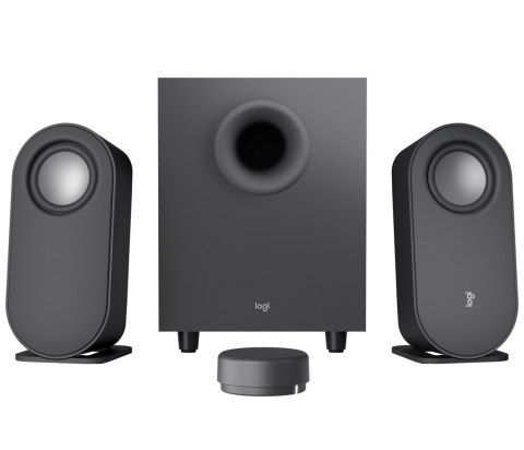 Logitech Z407 Bluetooth computer speakers with subwoofer and wireless control 40 W Grafitowy 2.1 kan. Logitech Z407 Bluetooth computer speakers with subwoofer and wireless control 40 W Grafitowy 2.1 kan.