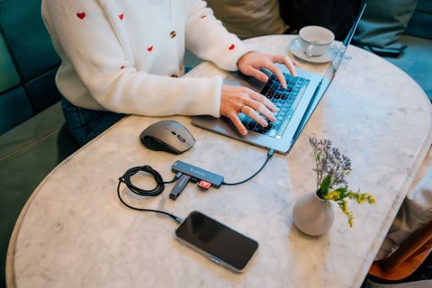 Verbatim 32156 huby i koncentratory USB 3.2 Gen 1 (3.1 Gen 1) Type-C 5000 Mbit/s Szary Verbatim 32156 huby i koncentratory USB 3.2 Gen 1 (3.1 Gen 1) Type-C 5000 Mbit/s Szary
