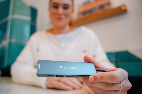 Verbatim 32156 huby i koncentratory USB 3.2 Gen 1 (3.1 Gen 1) Type-C 5000 Mbit/s Szary Verbatim 32156 huby i koncentratory USB 3.2 Gen 1 (3.1 Gen 1) Type-C 5000 Mbit/s Szary
