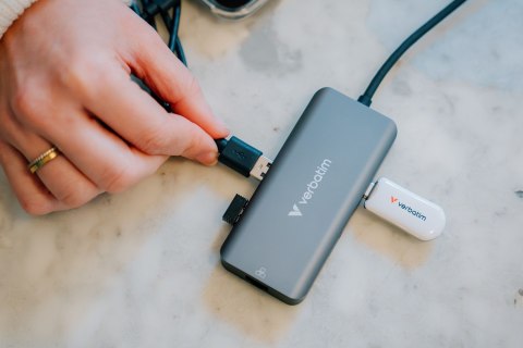 Verbatim 32157 huby i koncentratory USB 3.2 Gen 1 (3.1 Gen 1) Type-C 5000 Mbit/s Szary Verbatim 32157 huby i koncentratory USB 3.2 Gen 1 (3.1 Gen 1) Type-C 5000 Mbit/s Szary