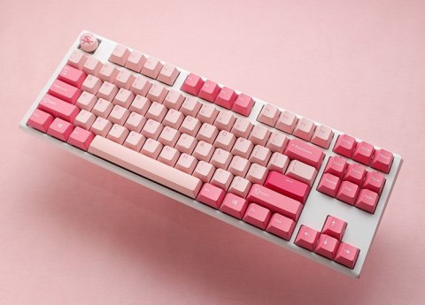 Ducky One 3 TKL Gossamer Pink klawiatura Gaming USB Niemiecki Różowy, Biały Ducky One 3 TKL Gossamer Pink klawiatura Gaming USB Niemiecki Różowy, Biały