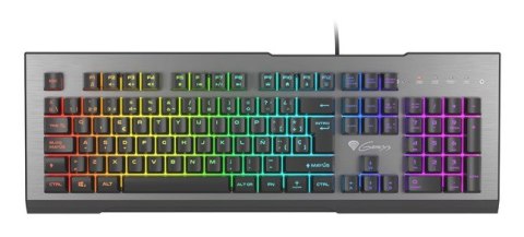 GENESIS Rhod 500 RGB klawiatura Gaming USB QWERTY ES Hiszpański Czarny GENESIS Rhod 500 RGB klawiatura Gaming USB QWERTY ES Hiszpański Czarny